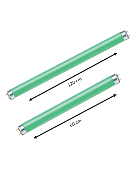 Tube néon T8 FLUORESCENT 60cm 18W G13 Vert