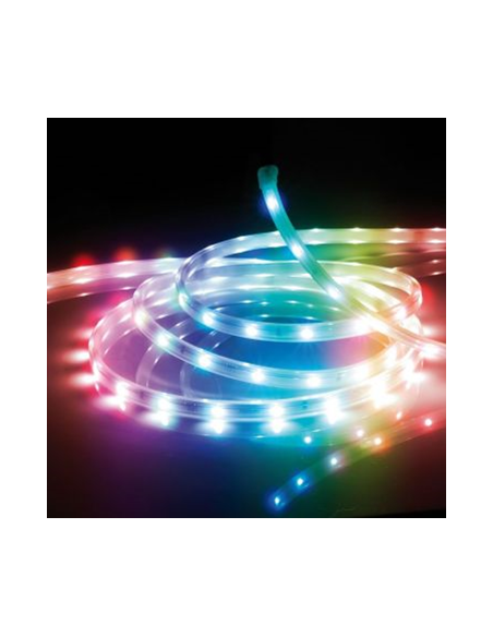 Kit Ruban LED 5M 24W 12V IP20 Multicolore/RGB + télécommande