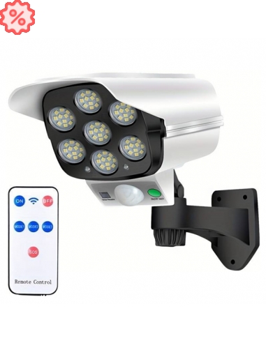 Caméra factice LED SOLAIRE 5W IP65...