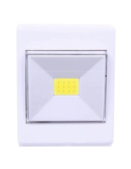Interrupteur LED 3W IP20 Lumière du Jour 5500k (à piles AAA 4xLR03 non incluses)
