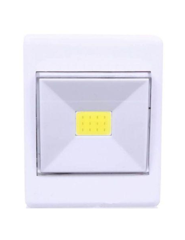Interrupteur LED 3W IP20 Lumière du Jour 5500k (à piles AAA 4xLR03 non incluses)