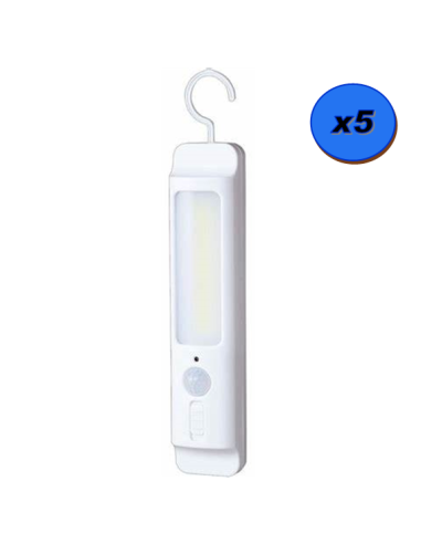 Eclairage de secours LED 0,5W IP20 avec détecteur Blanc confort 4000K