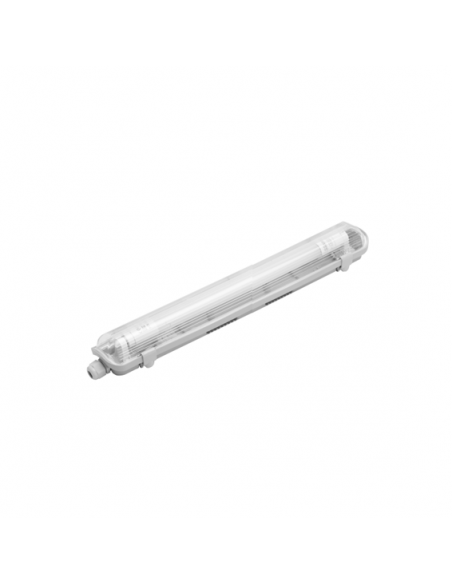 Kit Réglette étanche IP65 60cm + Tubes LED 9W Lumière du Jour 6500K