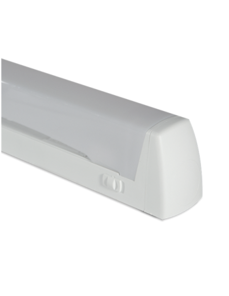 Réglette étanche IP44 pour linolite LEDS avec interrupteur
