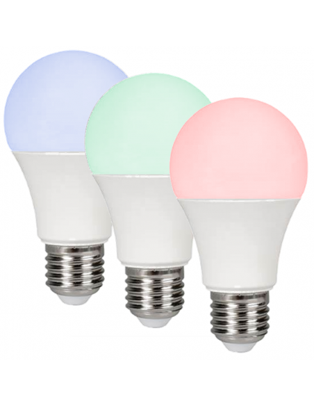 Ampoule LEDS Standard 3W 220V E27 CHANGE COULEUR