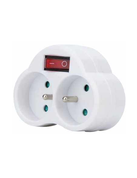 Prise multiple Biplite 2x16A avec interrupteur