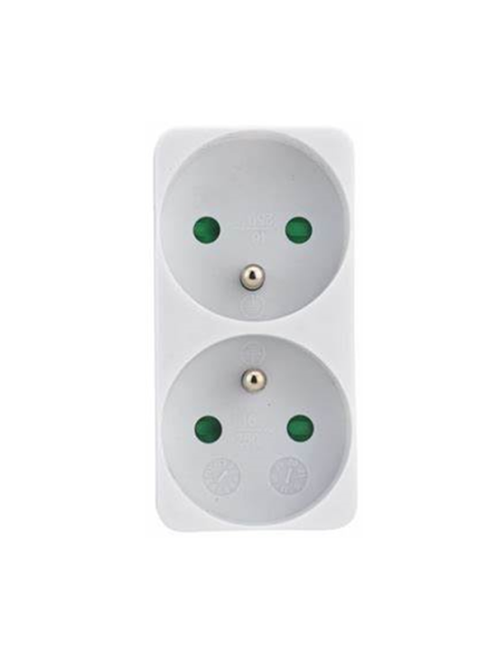 Prise Biplite Blanche 16A