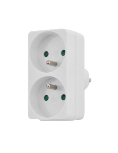 Prise Biplite Blanche 16A