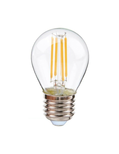 Ampoule LED Sphérique 6W E27 220V Teinte chaude 2700K