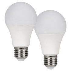 Ampoules LED 8W E27 220V Teinte Chaude 3000K (Boîte x2)