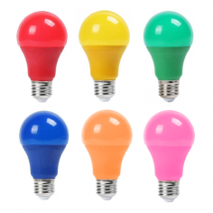 Ampoule LED 9W E27 220V ROSE (LOT x10) 2