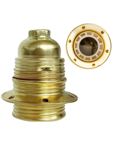 Douille E27 Métallique avec double bague
