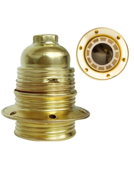 Douille E27 Métallique avec double bague