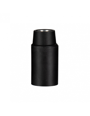 Douille lisse E14 noir