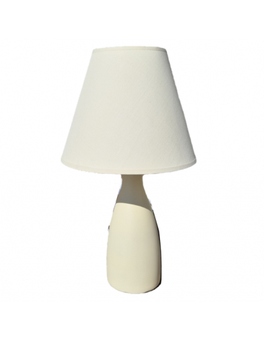 Lampe Céramique Max. 40W Ivoire H. 40 pour ampoule E14