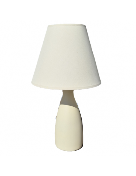 Lampe Céramique Max. 40W Ivoire H. 40 pour ampoule E14