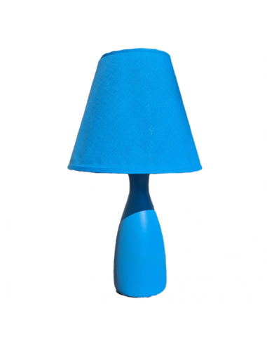 Lampe Céramique Max. 40W Bleue H. 40 pour ampoule E14