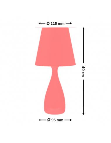Lampe Céramique E14 - ORANGE