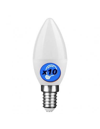 Ampoules LED Flamme 4W E14 220V 4000K (LOT x10)