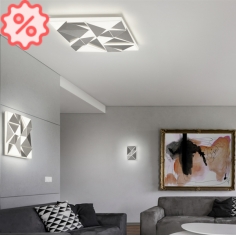 Plafonnier 10w Aluminium balayé 2