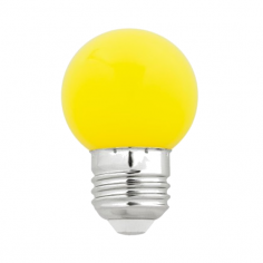 Ampoule sphérique LED 3W 230V E27 JAUNE
