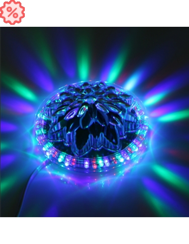 Lampe LEDS 8W FLOWER MULTICOLORE  85-265V