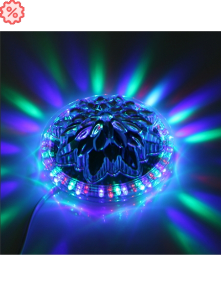 Lampe LEDS 8W FLOWER MULTICOLORE  85-265V