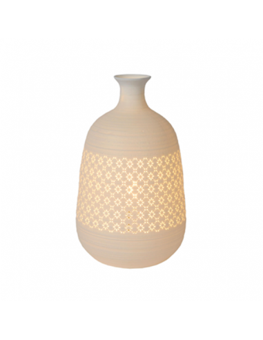 Lampe de table 1xE14 en porcelaine Blanche