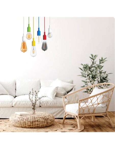 Ampoule Sphérique LED VINTAGE 6W E14 220V Teinte Chaude 2700K