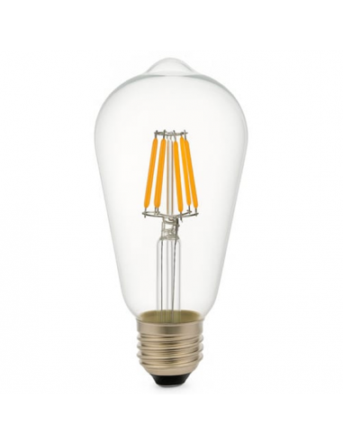 Ampoule ST64 LED VINTAGE 8W E27 220V Blanc confort 4000K