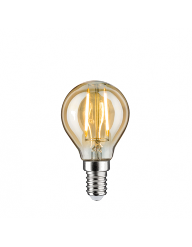Ampoule Sphérique LED VINTAGE 6W E14 220V Teinte Chaude 2700K - Doré