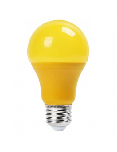 AMPOULE LED STANDARD 9W E27 220V JAUNE