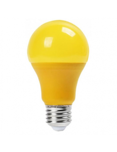 AMPOULE LED STANDARD 9W E27 220V JAUNE