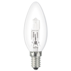 Ampoule Flamme HALOGÈNE EKO 28W E14 220V Teinte Chaude 2800K