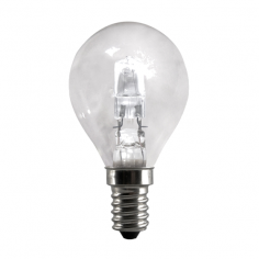 Ampoule HALOGÈNE EKO Sphérique 28W E14 220V Teinte Chaude 2800K