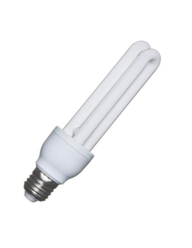 Ampoule basse consommation FLUOCOMPACTE 11W E27 220V Blanc Confort 4000K