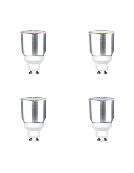 Ampoule basse consommation 12W GU10 220V VERTE