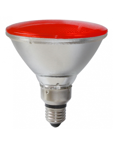 Ampoule basse consommation PAR38 24W E27 230V ROUGE