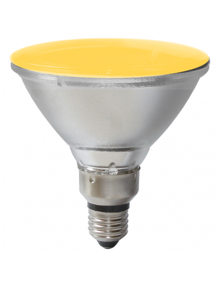 Ampoule basse consommation PAR38 24W E27 220V JAUNE