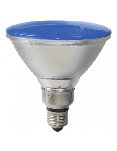 Ampoule basse consommation PAR38 24W E27 220V BLEUE