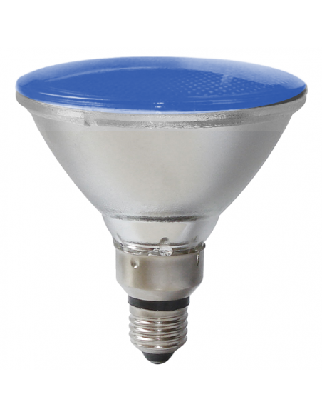 Ampoule basse consommation PAR38 24W E27 220V BLEUE