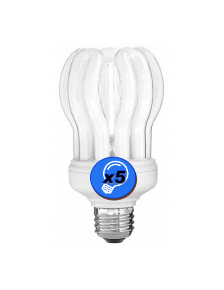 Ampoule basse consommation LOTUS 20W E27 220V Lumière du Jour 6400K